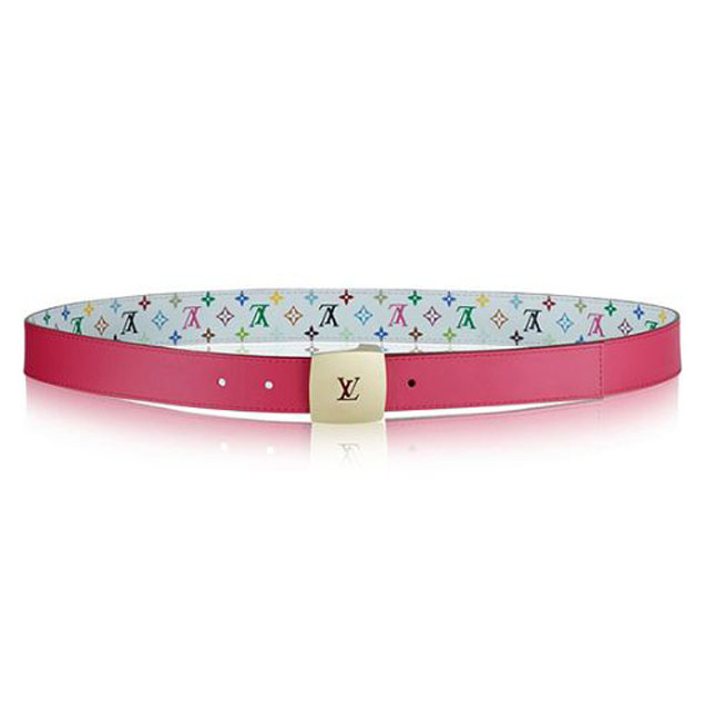 Louis Vuitton M9682W LV Cut 30MM Reversible Belt Monogram Multicolore