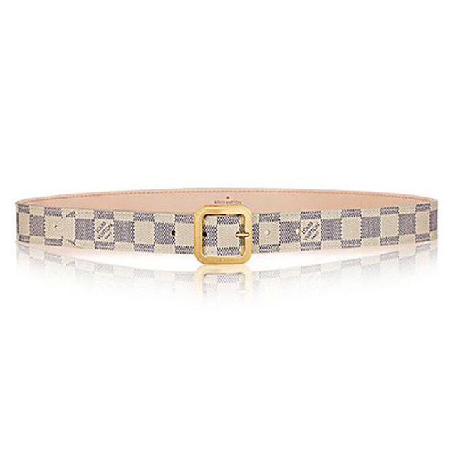 Louis Vuitton M9730W Tresor 40MM Belt Damier Azur Canvas