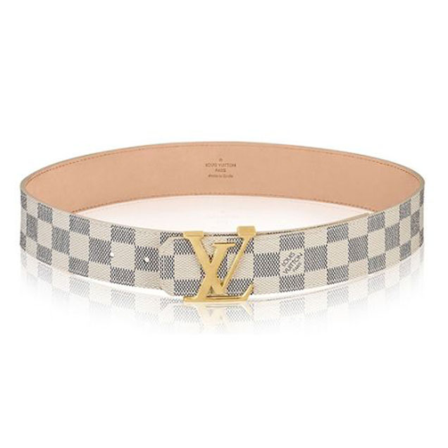 Louis Vuitton M9609W LV Initiales 40MM Belt Damier Azur Canvas