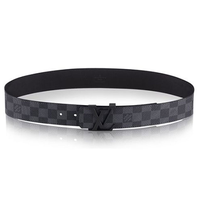 Louis Vuitton M9808S LV Initiales 40MM Belt Damier Graphite Canvas