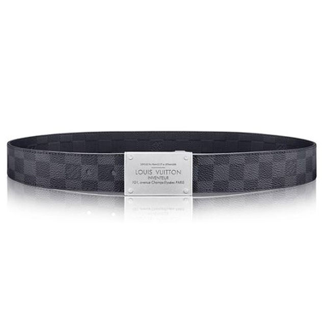 Louis Vuitton M9234Q Neo Inventeur Reversible 40MM Belt Damier Graphite Canvas