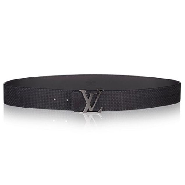 Louis Vuitton M6875T LV Initiales 40MM Belt Suede Calf Leather