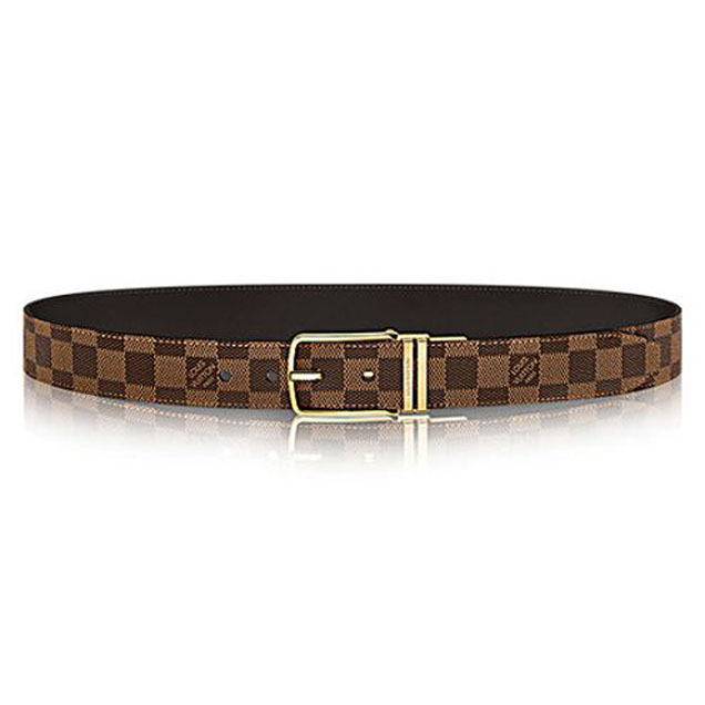 Louis Vuitton M9215R Boston 35MM Reversible Belt Damier Ebene Canvas