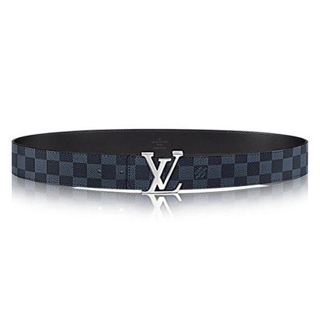 Louis Vuitton M9210Q LV Initiales 40MM Belt Damier Cobalt Canvas