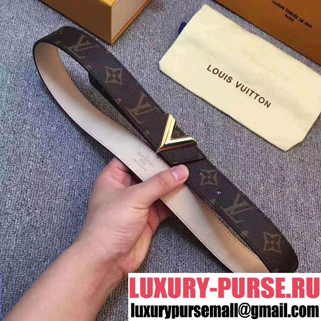 Louis Vuitton Essential V 30MM Belt M9019U Monogram Canvas (M-7081416 )