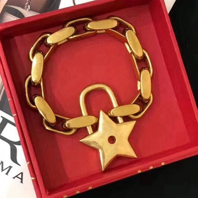 Dior "Lucky Locket" Bracelet with Dior Star Padlock 2018 Collection