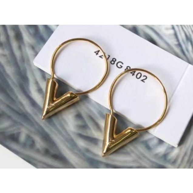 Louis Vuitton Essential V Hoops Earrings M61088