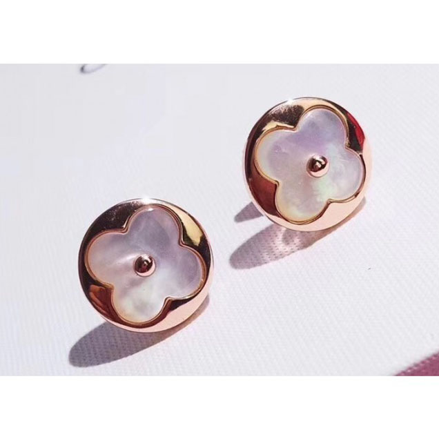 Louis Vuitton Color Blossom Sun Earrings Pink Gold