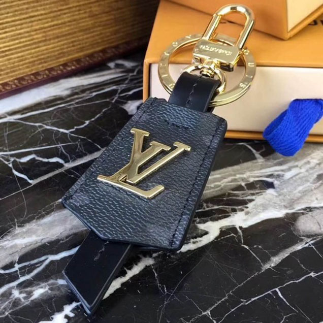 Louis Vuitton LV Cloches-cles Bag Charm and Key Hodler Monogram Eclipse 2018(Gold-tone Metal) Collection