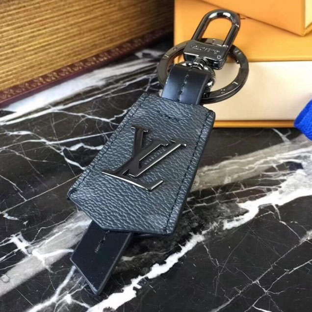 Louis Vuitton LV Cloches-cles Bag Charm and Key Hodler Monogram Eclipse 2018(Ruthenium Metal) Collection