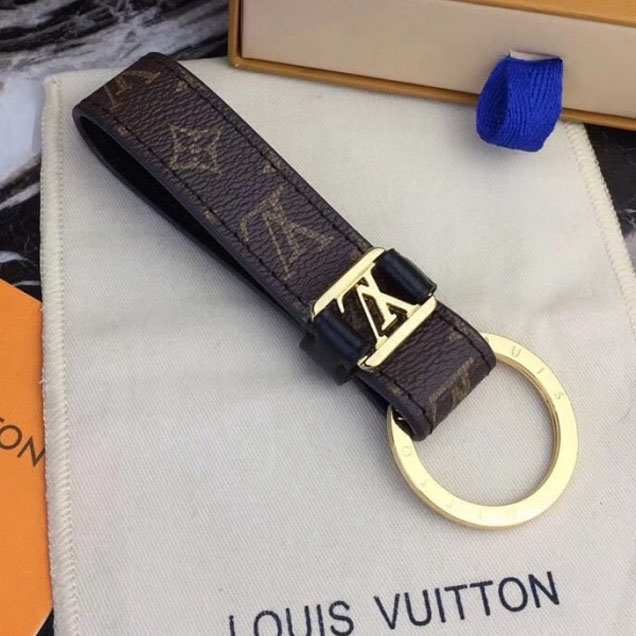 Louis Vuitton LV Dragonne Monogram Canvas Key Holder For Men 2018(GH) Collection