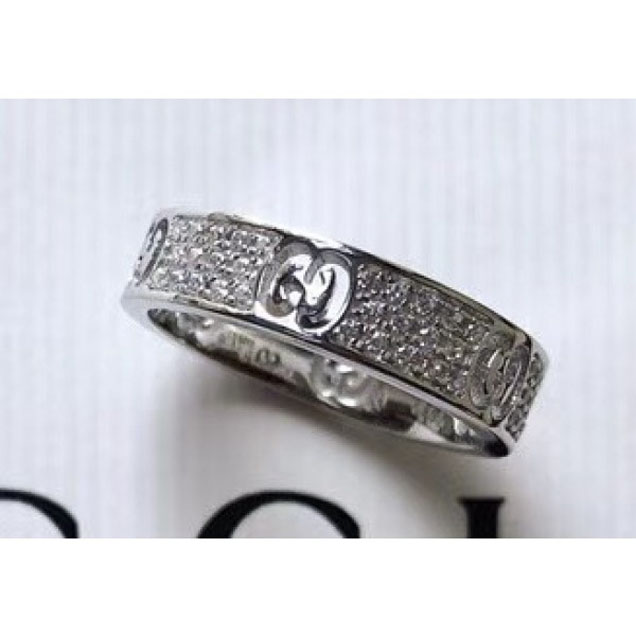 Gucci Icon Stardust Thin Band Ring Silver 2018