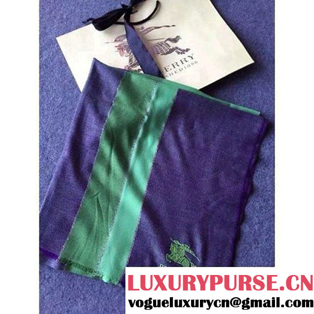 Burberry Check Cashmere Scarf Green 2016 (GD-102802 )