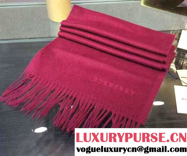 Burberr Cashmere Scarf 2017