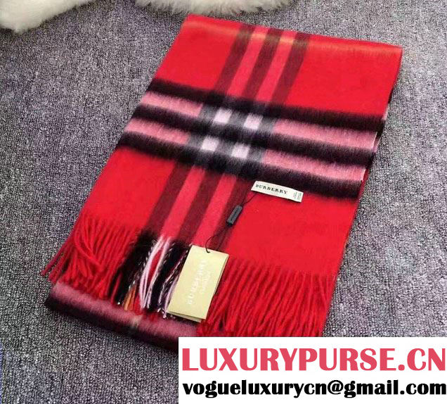 Burberr Cashmere Scarf 2017