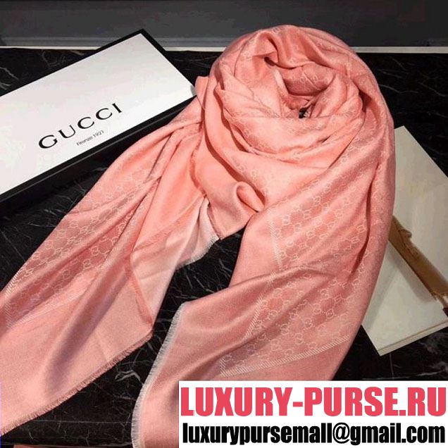 Gucci Shine GG Scarf Pink 2017 (SS-7120928 )