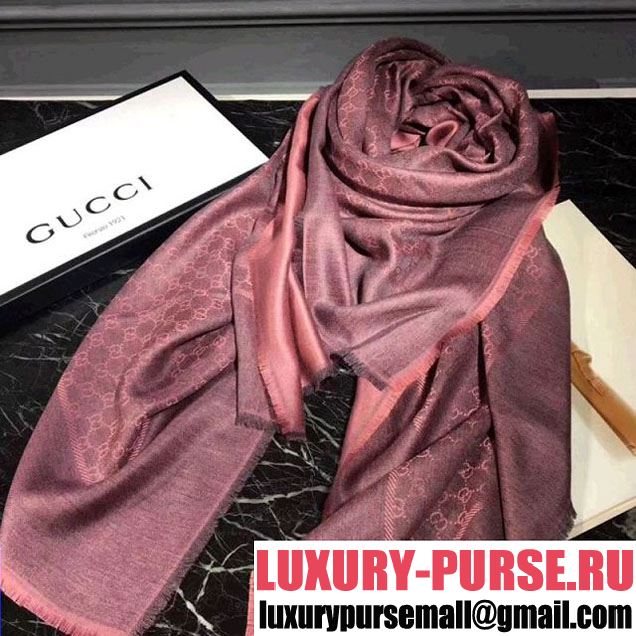 Gucci Shine GG Scarf Fuchsia 2017 (SS-7120926 )