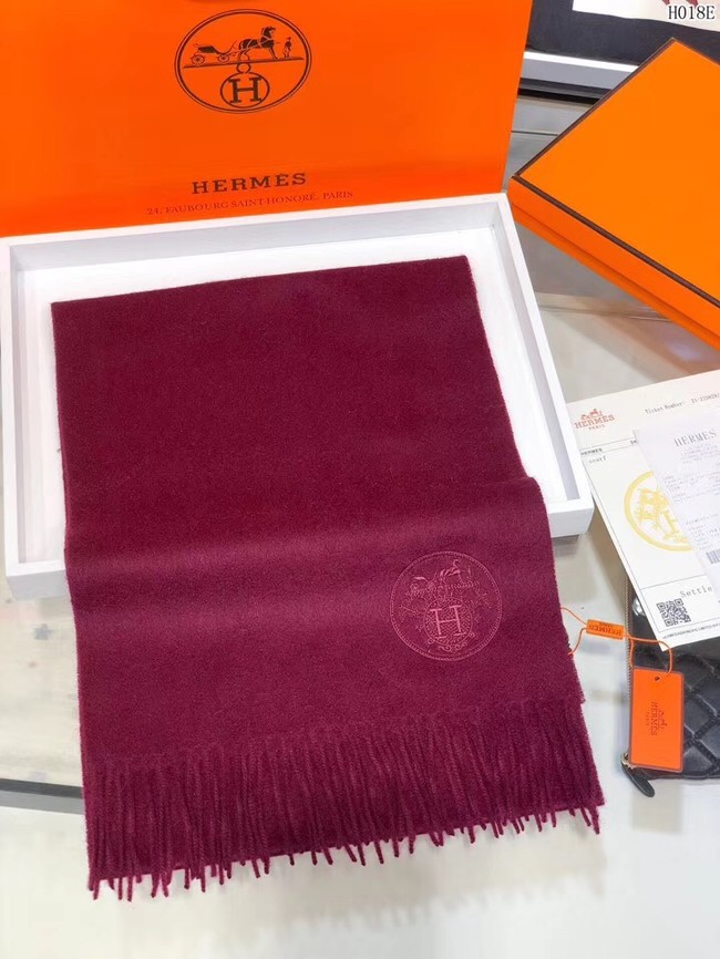 Hermes Cashmere scarf H2599 fuchsia - $149.00