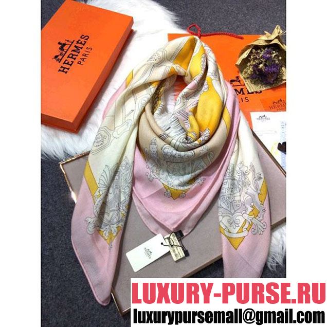 Hermes Cashmere & Silk Scarf 2 (SY-7121443 )