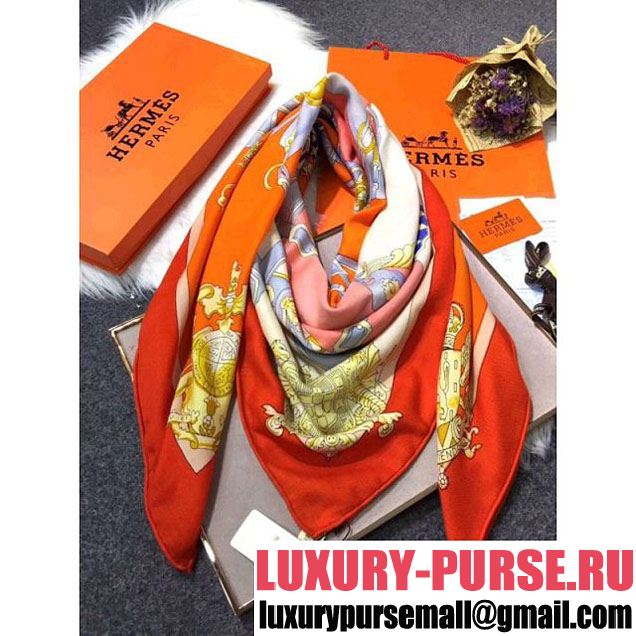 Hermes Cashmere & Silk Scarf 3 (SY-7121444 )