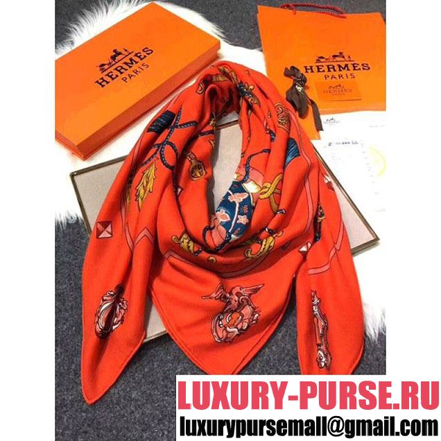 Hermes Cashmere & Silk Scarf 8 (SY-7121449 )