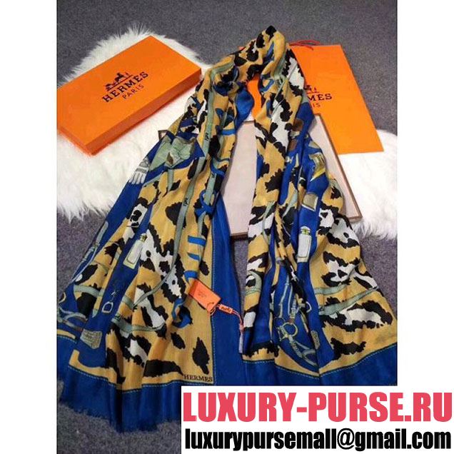 Hermes Cashmere & Silk Scarf 13 (SY-7121454 )