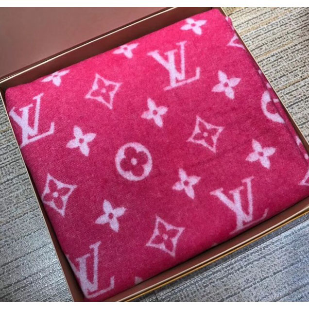 Louis Vuitton Monogram Blanket M75548 Fuchsia