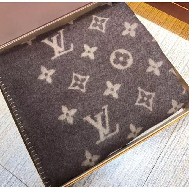 Louis Vuitton Monogram Blanket M75548 Coffee