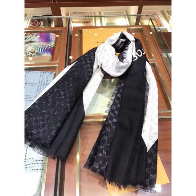 Louis Vuitton Pure Cashmere Long Scarf 01 2018 Collection