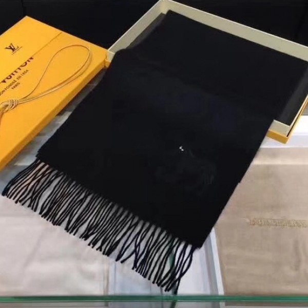 Louis Vuitton Cashmere Scarf Black For Men 17 2018 Collection