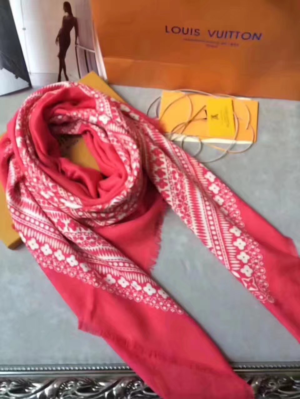 louis vuitton Cashmere scarf LV92113 - $159.00