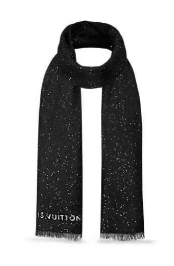 louis vuitton wool scarf LV919968 black - $159.00