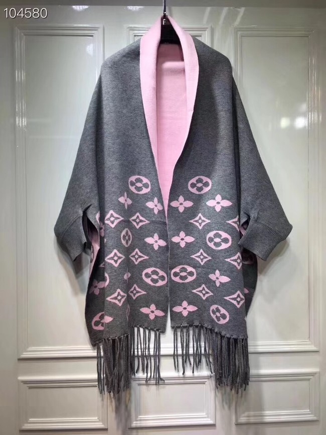 Louis vuitton lambswool & cashmere Shawl 71150 grey - $169.00