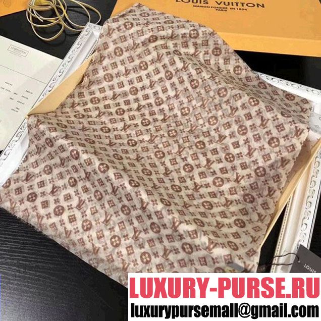 Louis Vuitton Monogram Cashmere Scarf Beige 2017 (SS-7120929 )