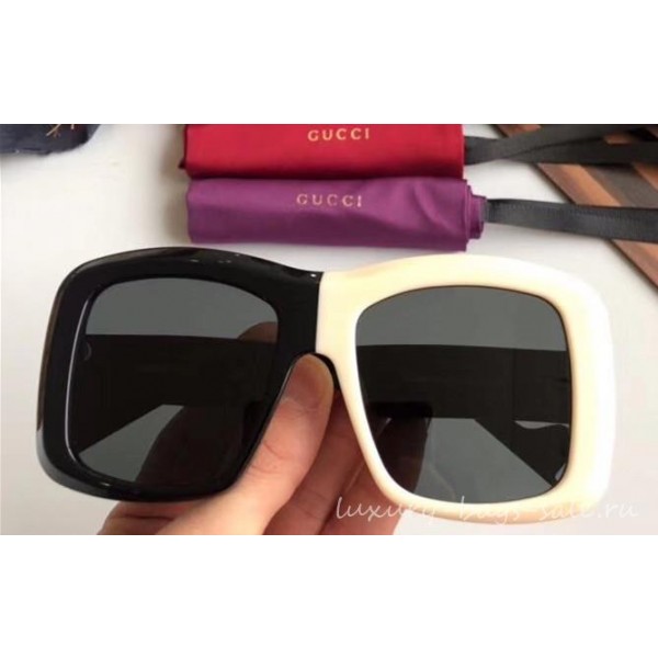 gucci Oversize square-frame sunglasses 558693 04