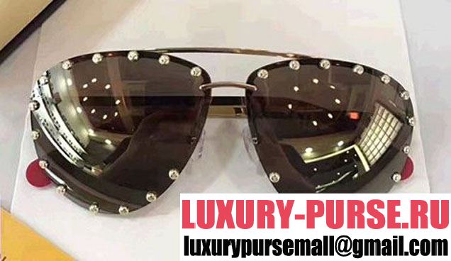 Louis Vuitton The Party Studs Detail Sunglasses 2017