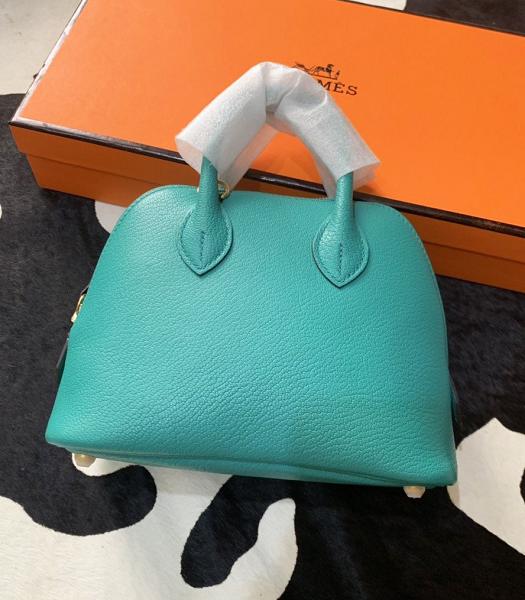 Hermes Bolide 1923 30cm Bag Lake Green Imported Chevre Lambskin Leather