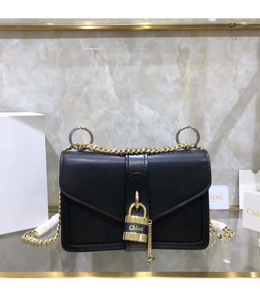 Chloe Original Leather Paddington Aby Chain Bag Black