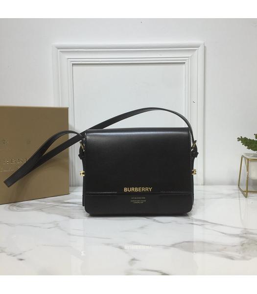 Burberry Original Calfskin Horseferry Grace Small Bag Black