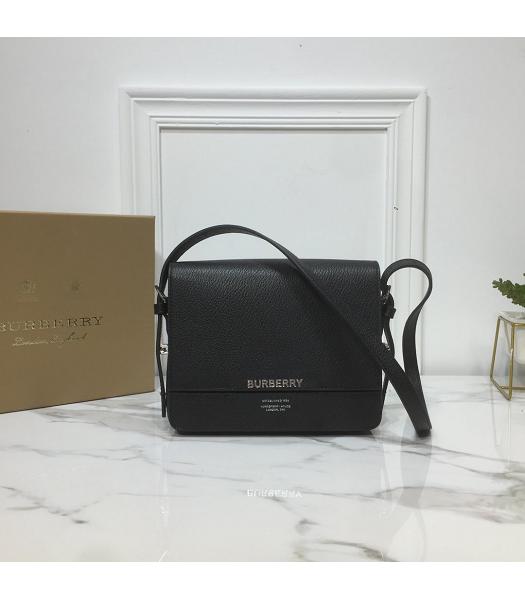 Burberry Original Leather Horseferry Grace Small Bag Black