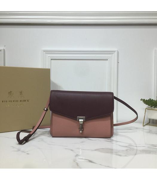 Burberry Original Calfskin Vintage Shoulder Bag Pink