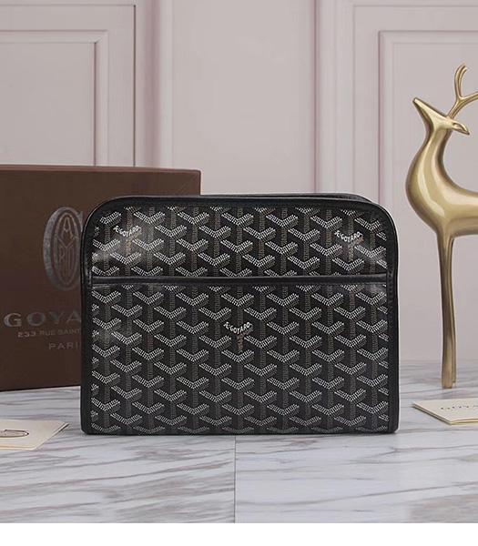 Goyard Original Zippy Cosmetic Bag Clutch Black