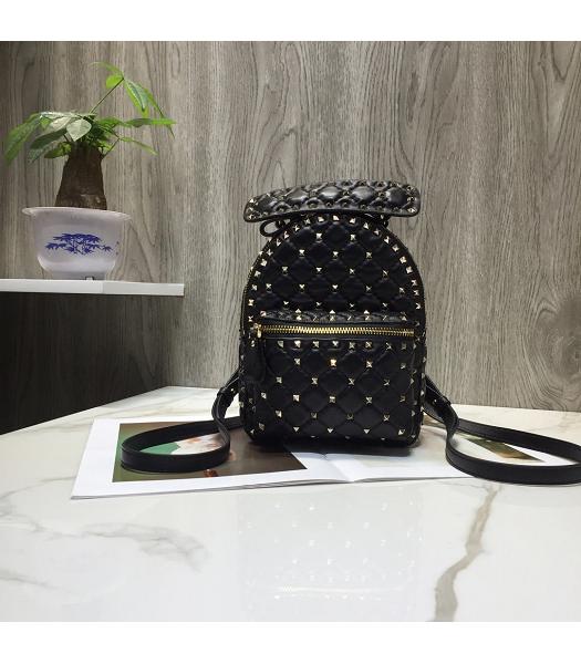 Valentino Original Garavani Rockstud Spike Mini Backpack Black