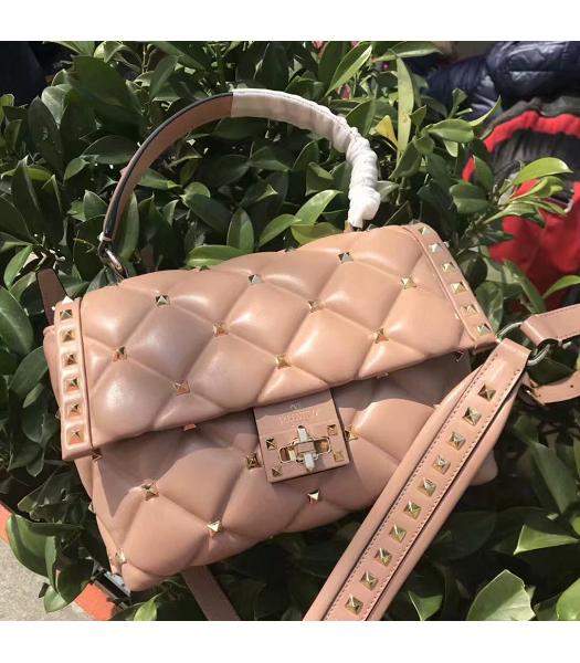 Valentino Garavani Candystud Original Leather Bag Pink