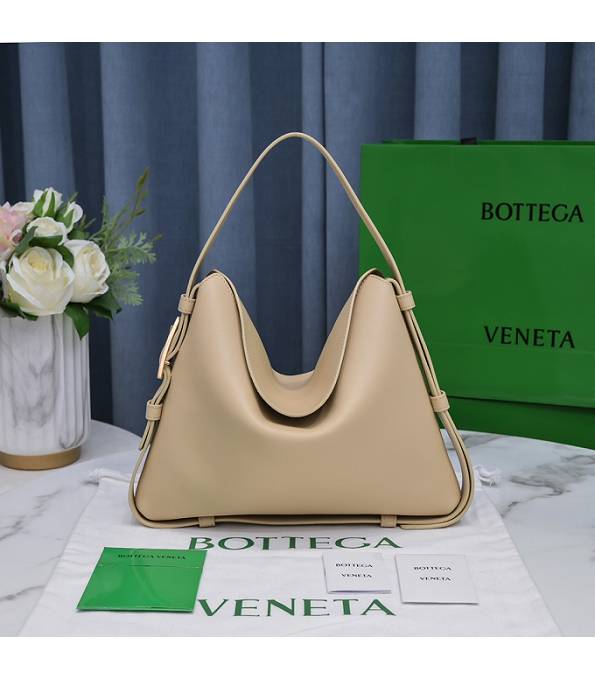 Bottega Veneta Cradle Apricot Original Calfskin Leather Medium Shoulder Bag