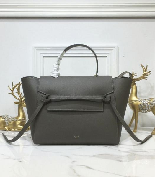 Celine Black Original Palm Veins Real Leather Mini Belt Bag