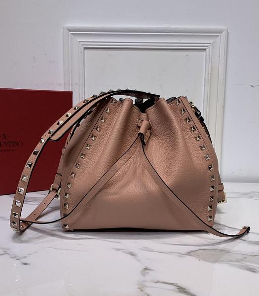 Valentino Garavani Rockstud Nude Pink Original Real Leather Shoulder Bag