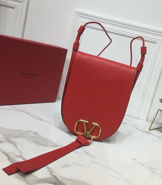 Valentino Garavani Vring Red Original Lambskin Leather 17cm Crossbody Bag