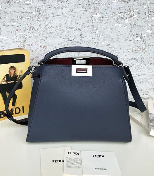 Fendi Peekaboo Iconic Essentially Black Original Leather 27cm Shoulder Bag