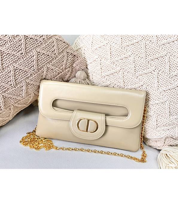 Christian Dior Medium DiorDouble Bag Beige Original Smooth Calfskin Leather